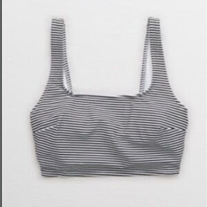 aerie longline wide strap scoop bikini top